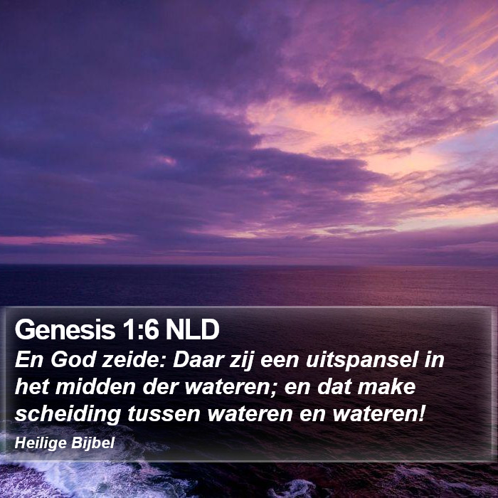 Genesis 1:6 NLD Bible Study