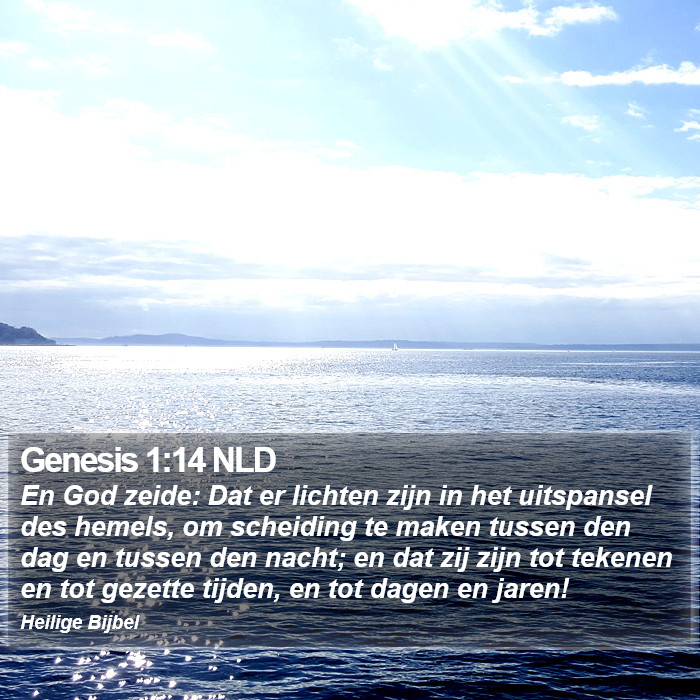 Genesis 1:14 NLD Bible Study