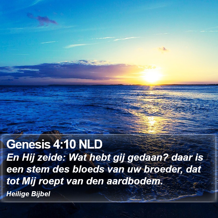 Genesis 4:10 NLD Bible Study