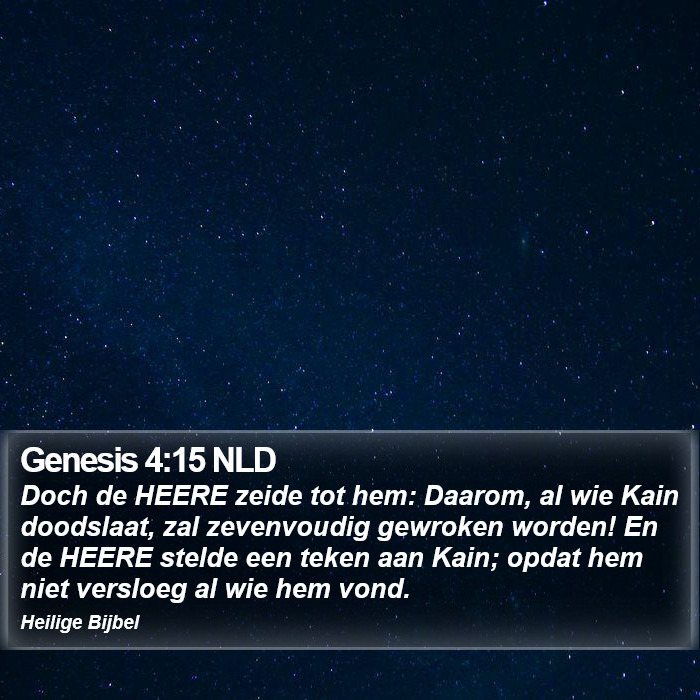 Genesis 4:15 NLD Bible Study