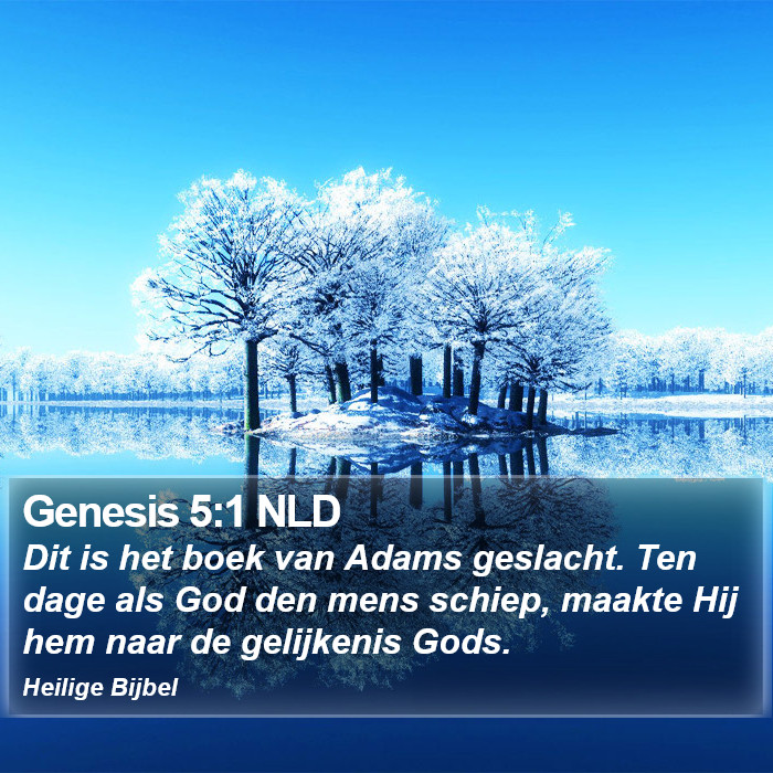 Genesis 5:1 NLD Bible Study