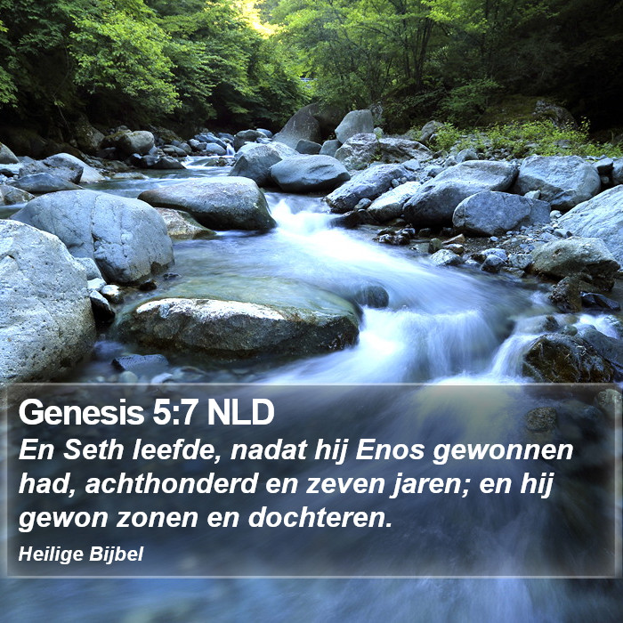 Genesis 5:7 NLD Bible Study