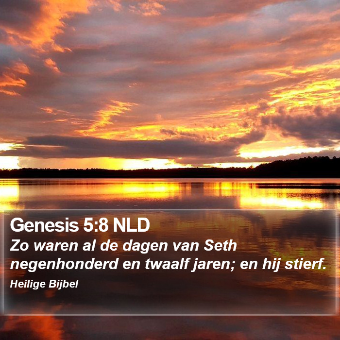 Genesis 5:8 NLD Bible Study