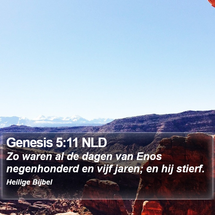 Genesis 5:11 NLD Bible Study