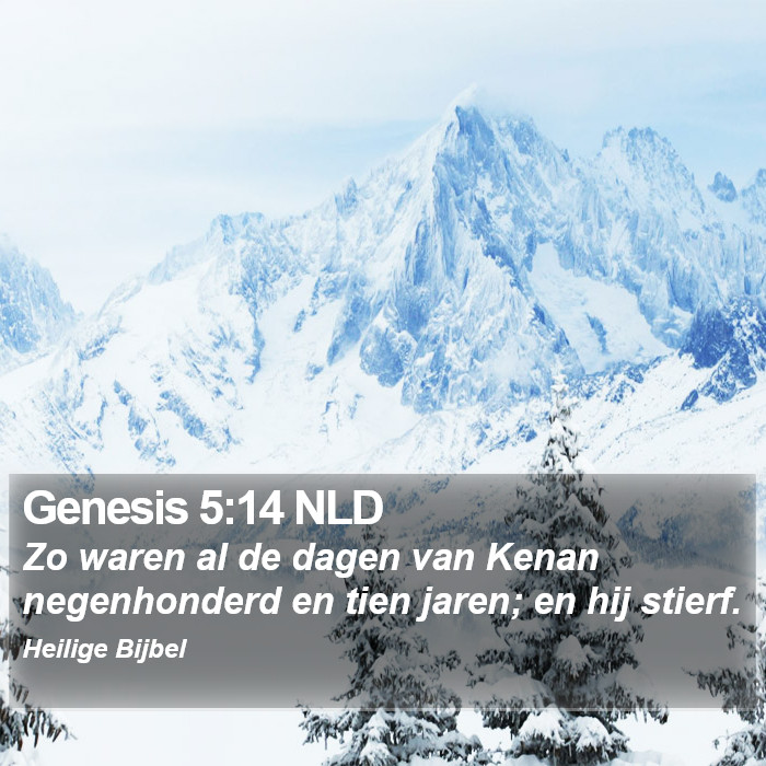 Genesis 5:14 NLD Bible Study