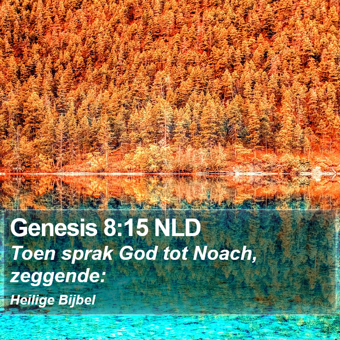 Genesis 8:15 NLD Bible Study