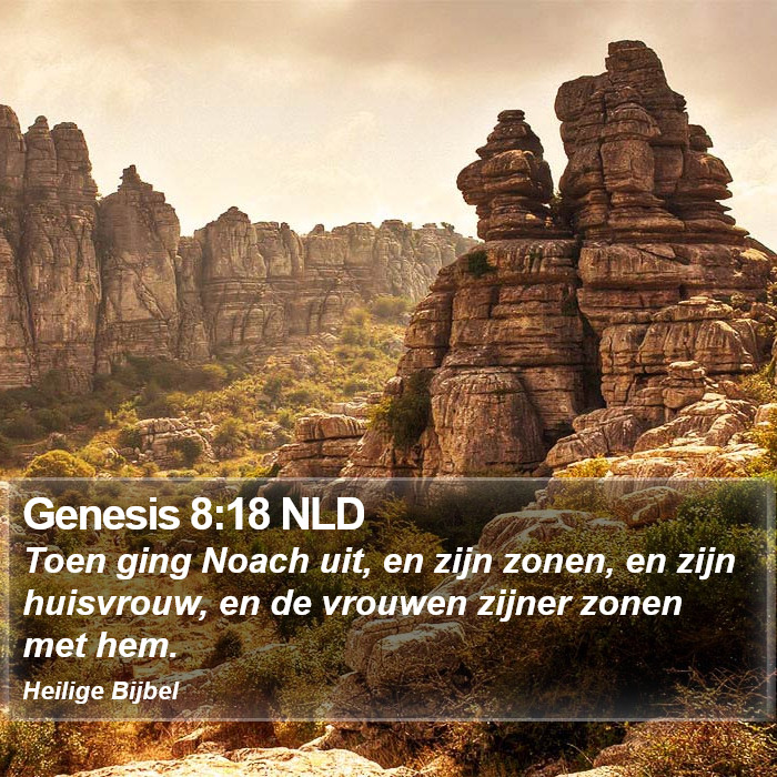Genesis 8:18 NLD Bible Study