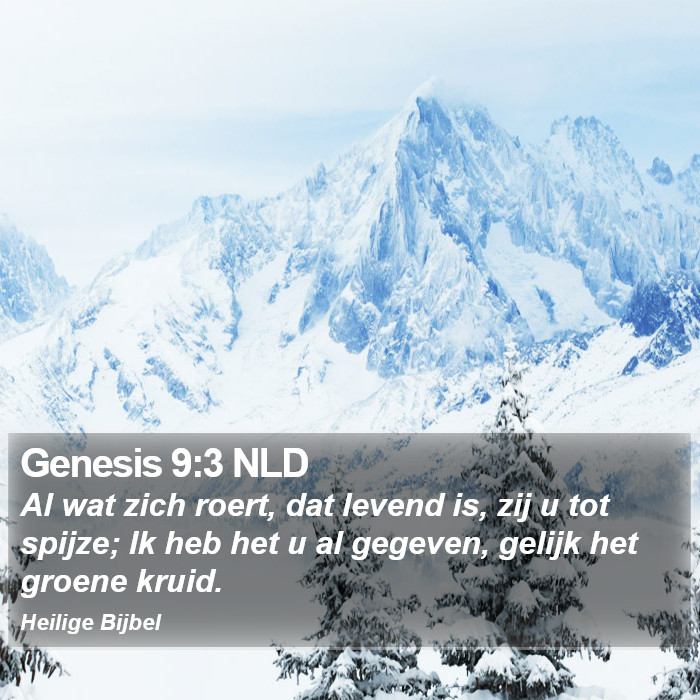 Genesis 9:3 NLD Bible Study