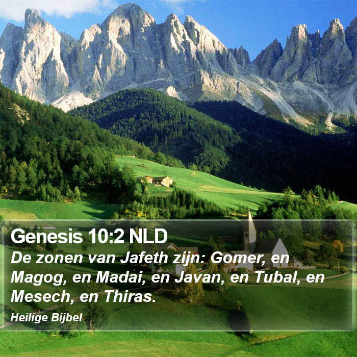 Genesis 10:2 NLD Bible Study