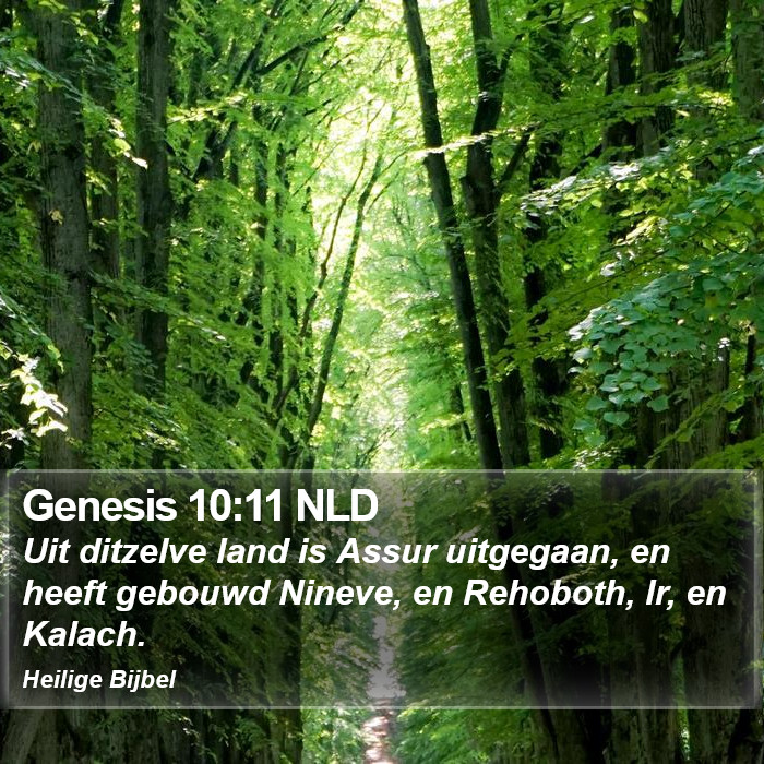 Genesis 10:11 NLD Bible Study