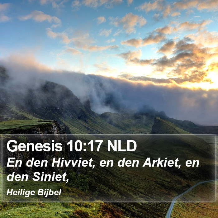 Genesis 10:17 NLD Bible Study