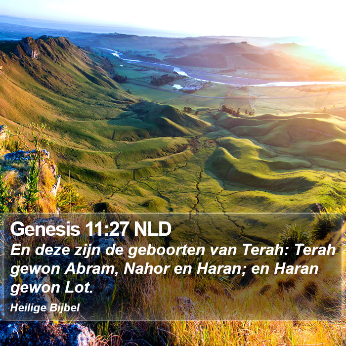 Genesis 11:27 NLD Bible Study