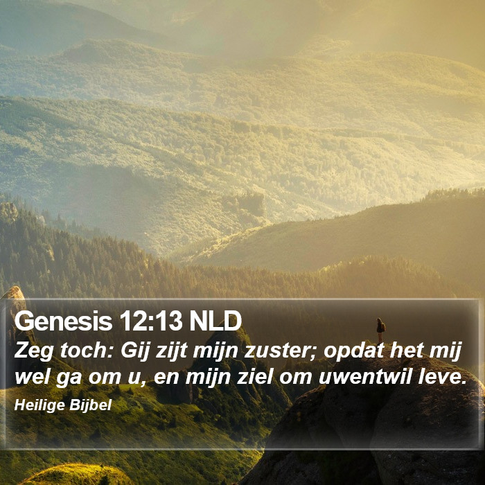 Genesis 12:13 NLD Bible Study