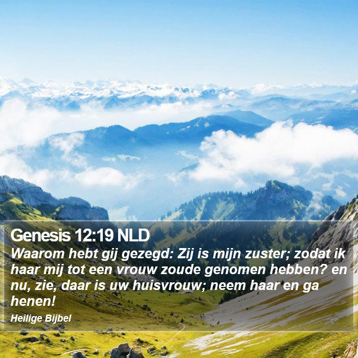 Genesis 12:19 NLD Bible Study