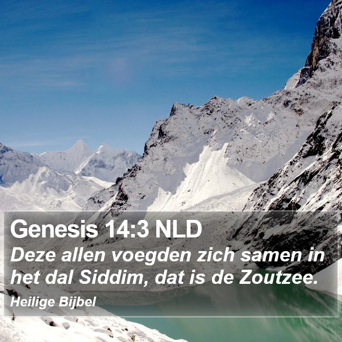 Genesis 14:3 NLD Bible Study