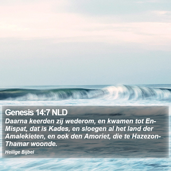 Genesis 14:7 NLD Bible Study