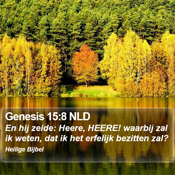 Genesis 15:8 NLD Bible Study