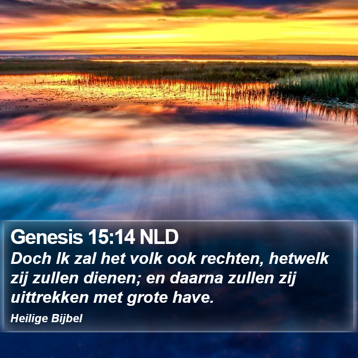 Genesis 15:14 NLD Bible Study