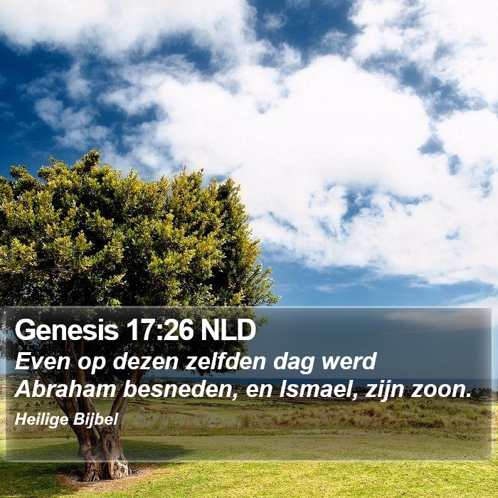 Genesis 17:26 NLD Bible Study