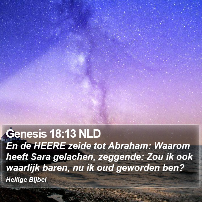 Genesis 18:13 NLD Bible Study