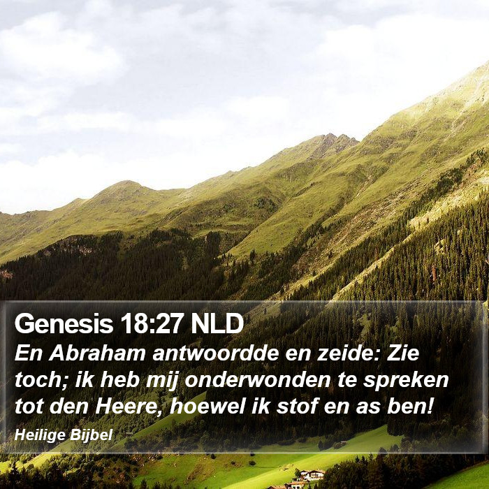 Genesis 18:27 NLD Bible Study