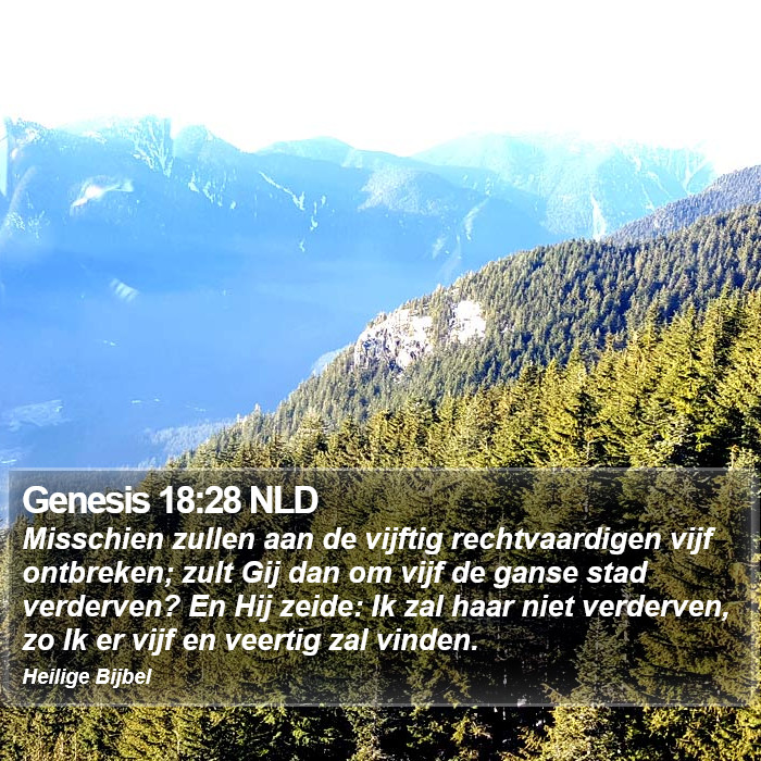 Genesis 18:28 NLD Bible Study