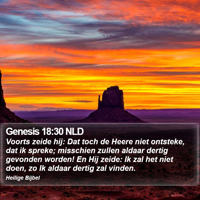 Genesis 18:30 NLD Bible Study
