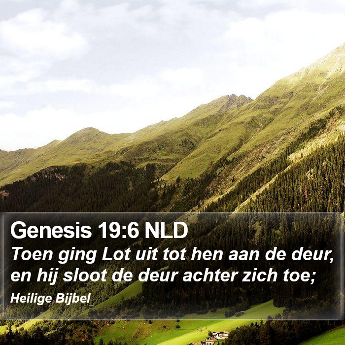 Genesis 19:6 NLD Bible Study
