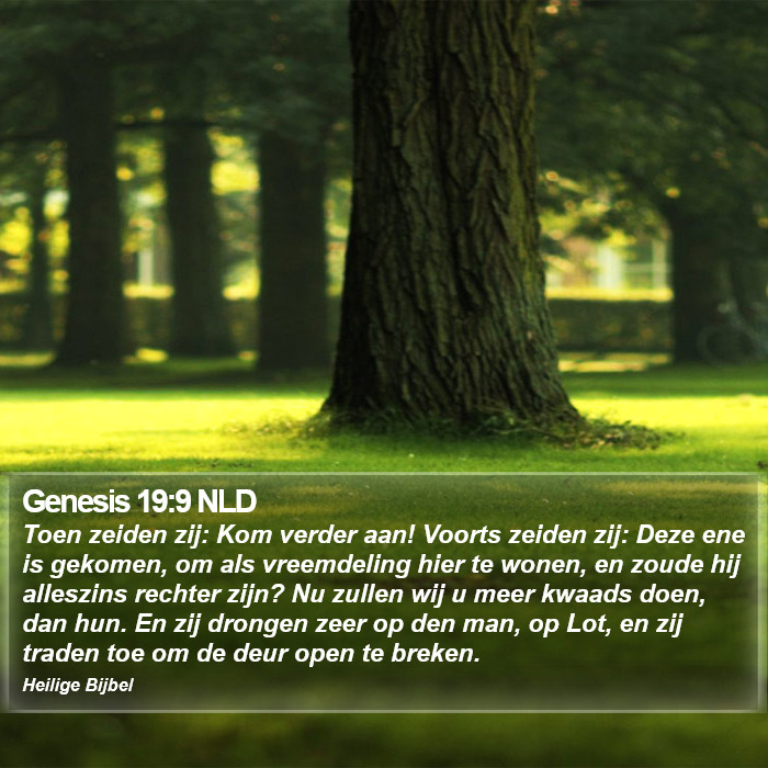 Genesis 19:9 NLD Bible Study
