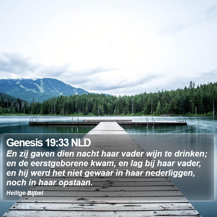 Genesis 19:33 NLD Bible Study