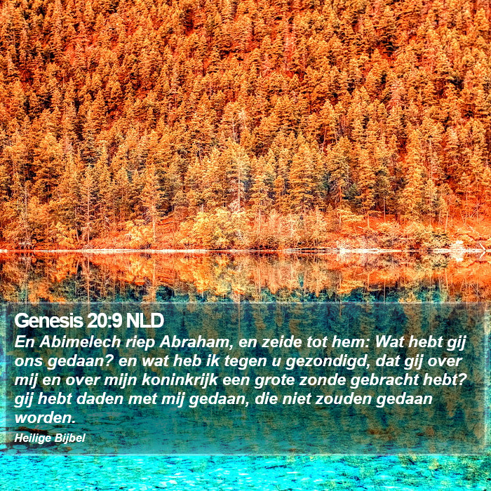 Genesis 20:9 NLD Bible Study