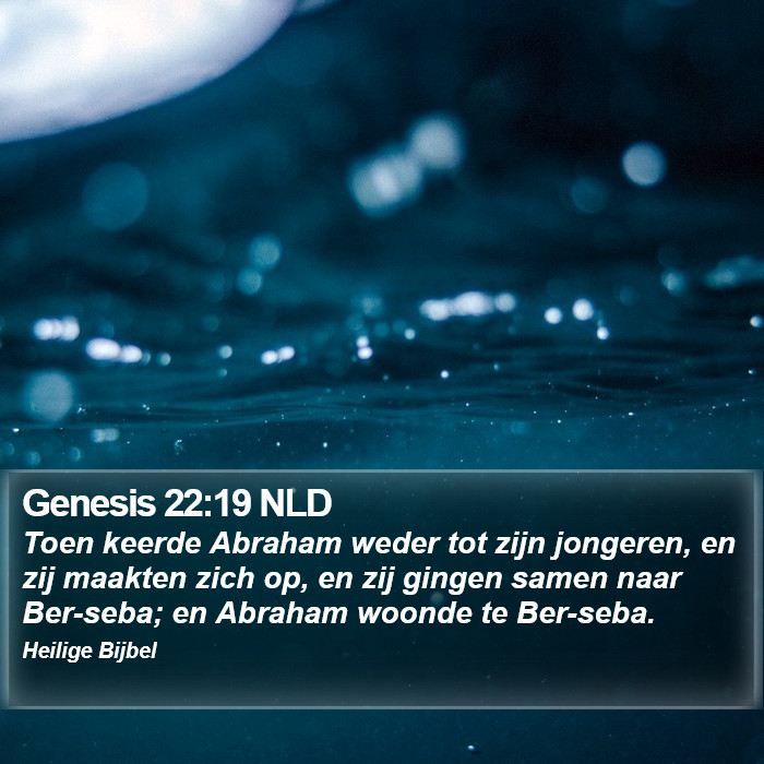 Genesis 22:19 NLD Bible Study
