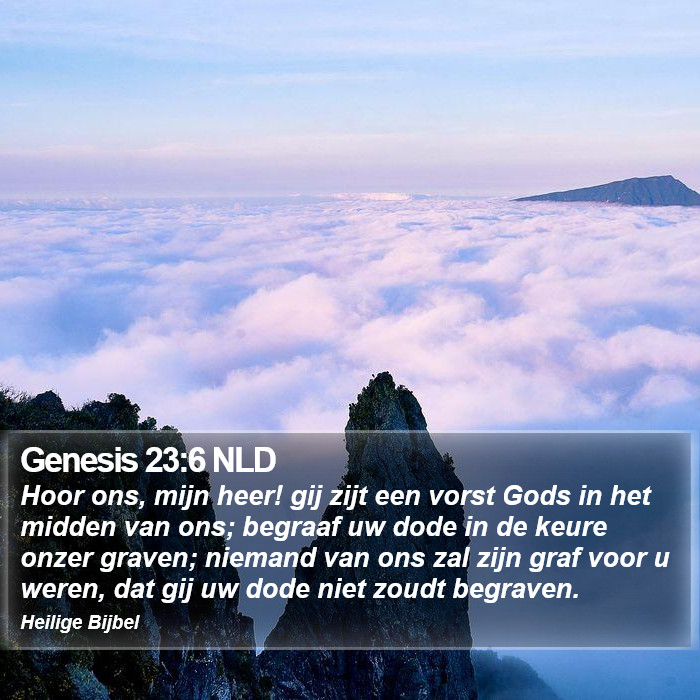 Genesis 23:6 NLD Bible Study