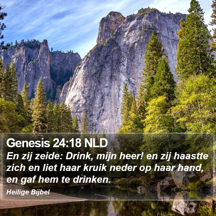 Genesis 24:18 NLD Bible Study