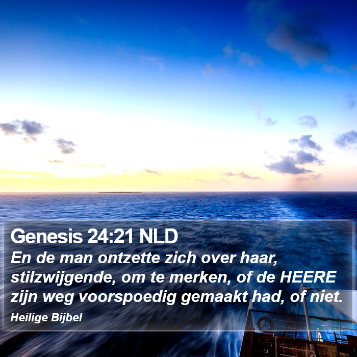 Genesis 24:21 NLD Bible Study