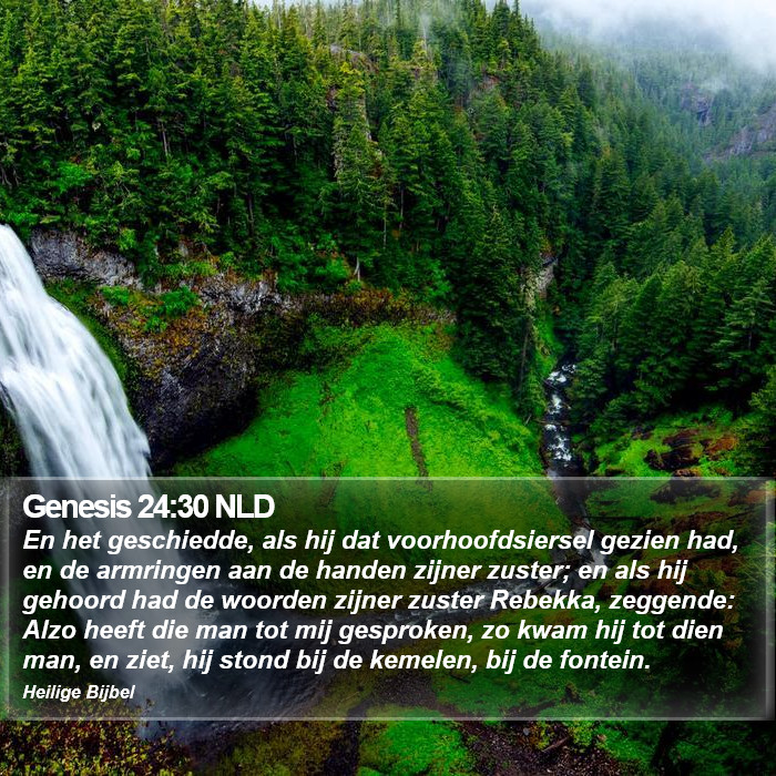 Genesis 24:30 NLD Bible Study