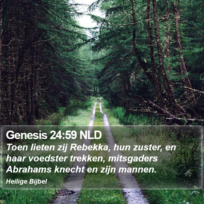 Genesis 24:59 NLD Bible Study