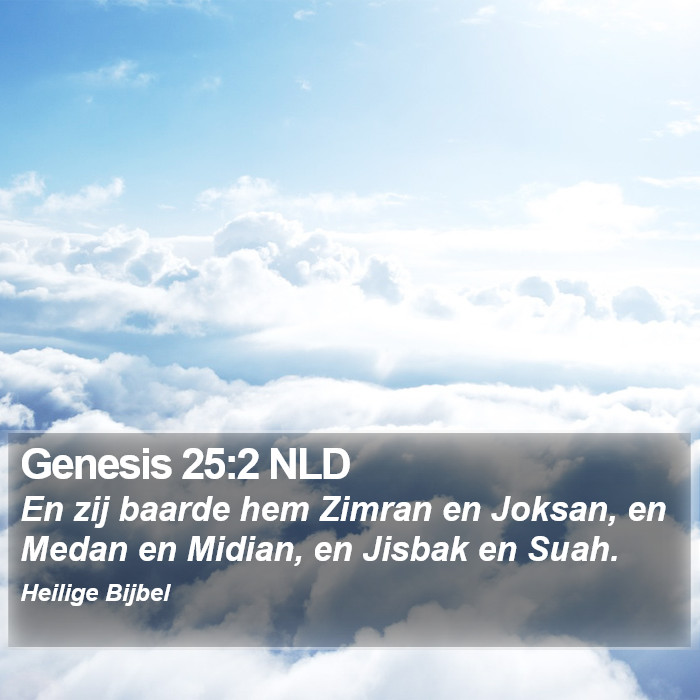 Genesis 25:2 NLD Bible Study