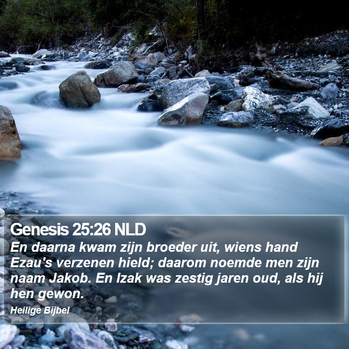 Genesis 25:26 NLD Bible Study