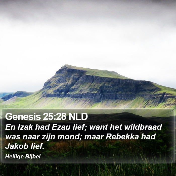 Genesis 25:28 NLD Bible Study