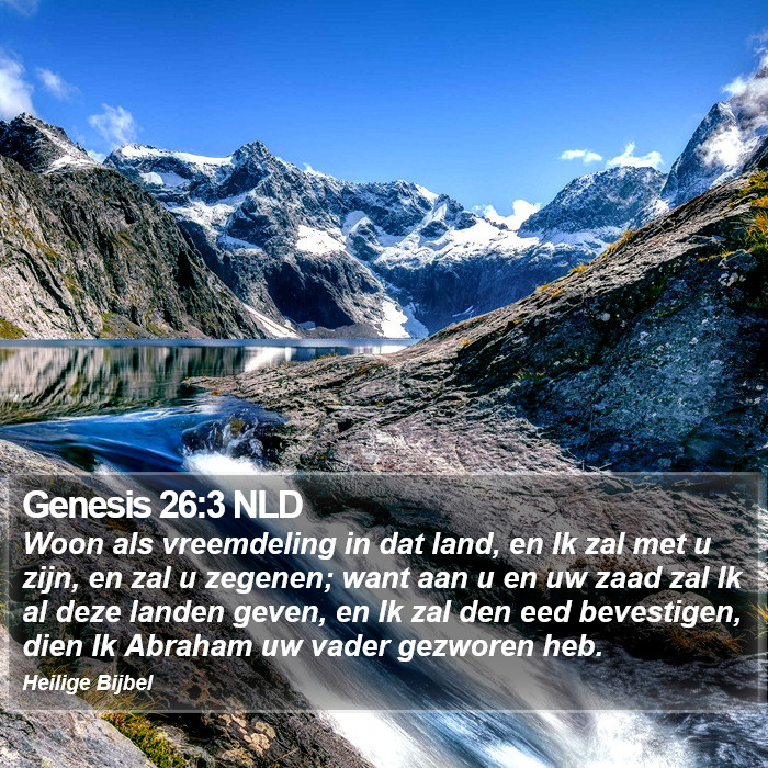 Genesis 26:3 NLD Bible Study