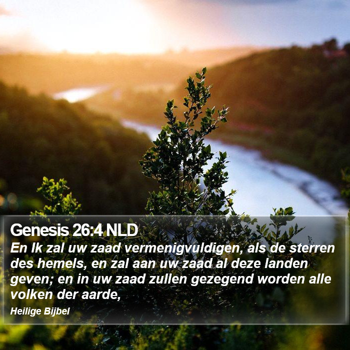 Genesis 26:4 NLD Bible Study