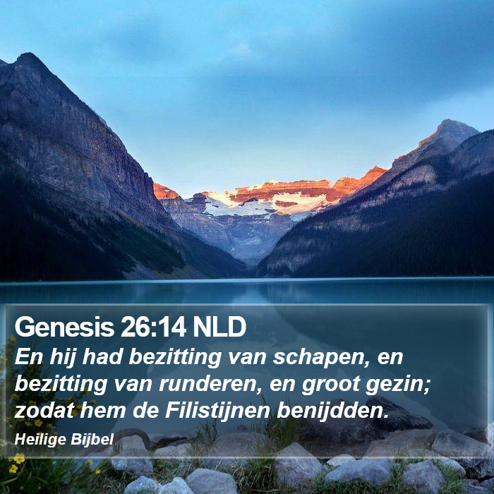 Genesis 26:14 NLD Bible Study