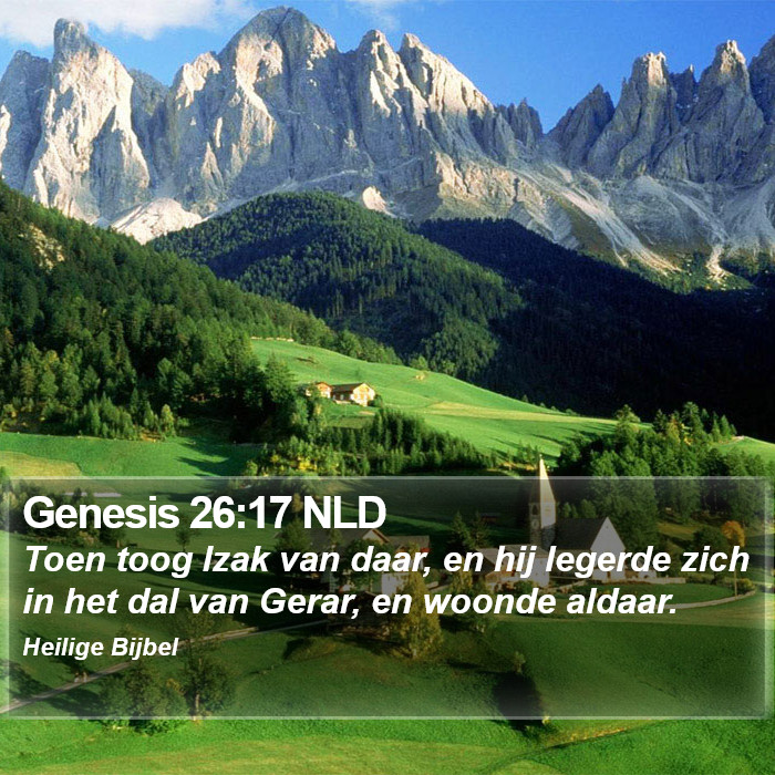 Genesis 26:17 NLD Bible Study