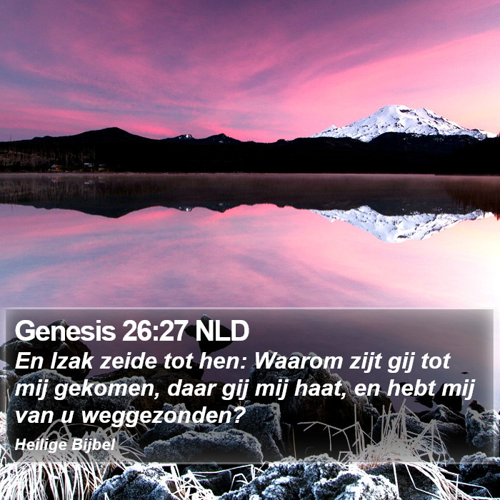 Genesis 26:27 NLD Bible Study