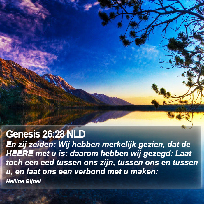 Genesis 26:28 NLD Bible Study