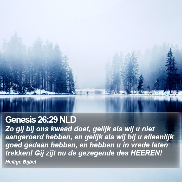 Genesis 26:29 NLD Bible Study