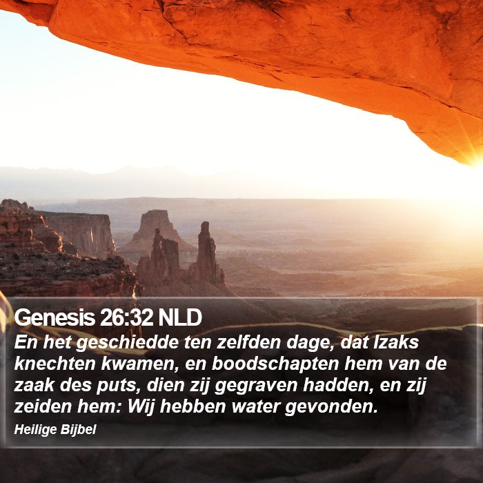 Genesis 26:32 NLD Bible Study