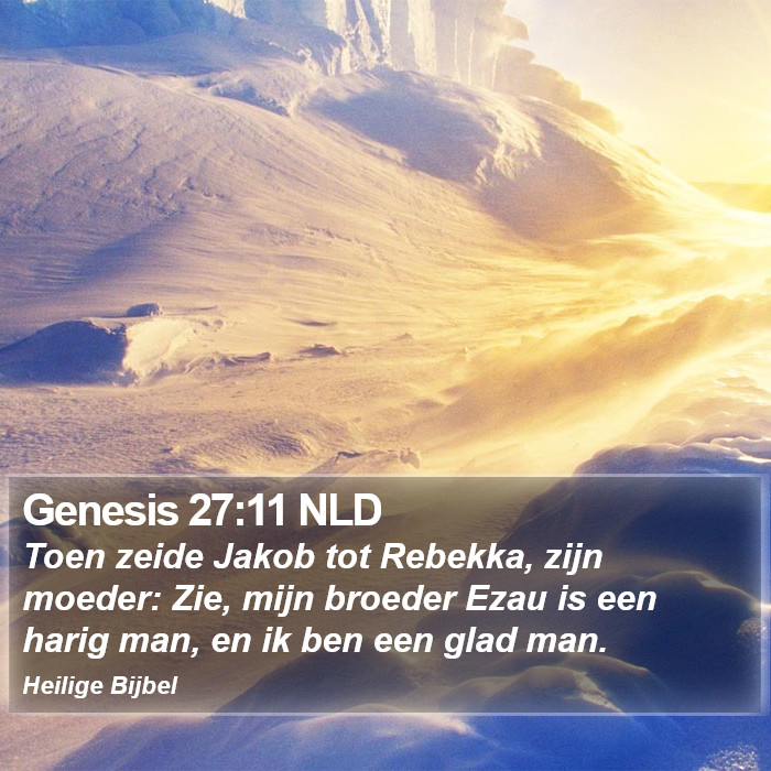 Genesis 27:11 NLD Bible Study