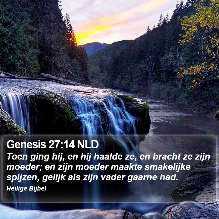 Genesis 27:14 NLD Bible Study